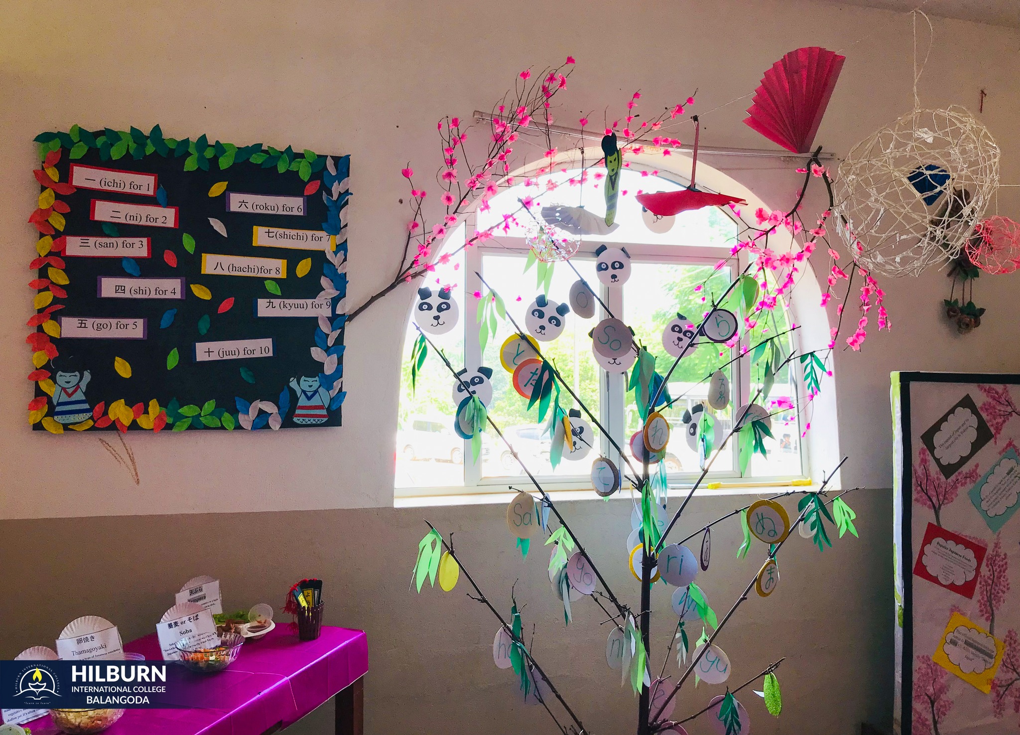 Japan-Themed Exhibition for Grade 1A