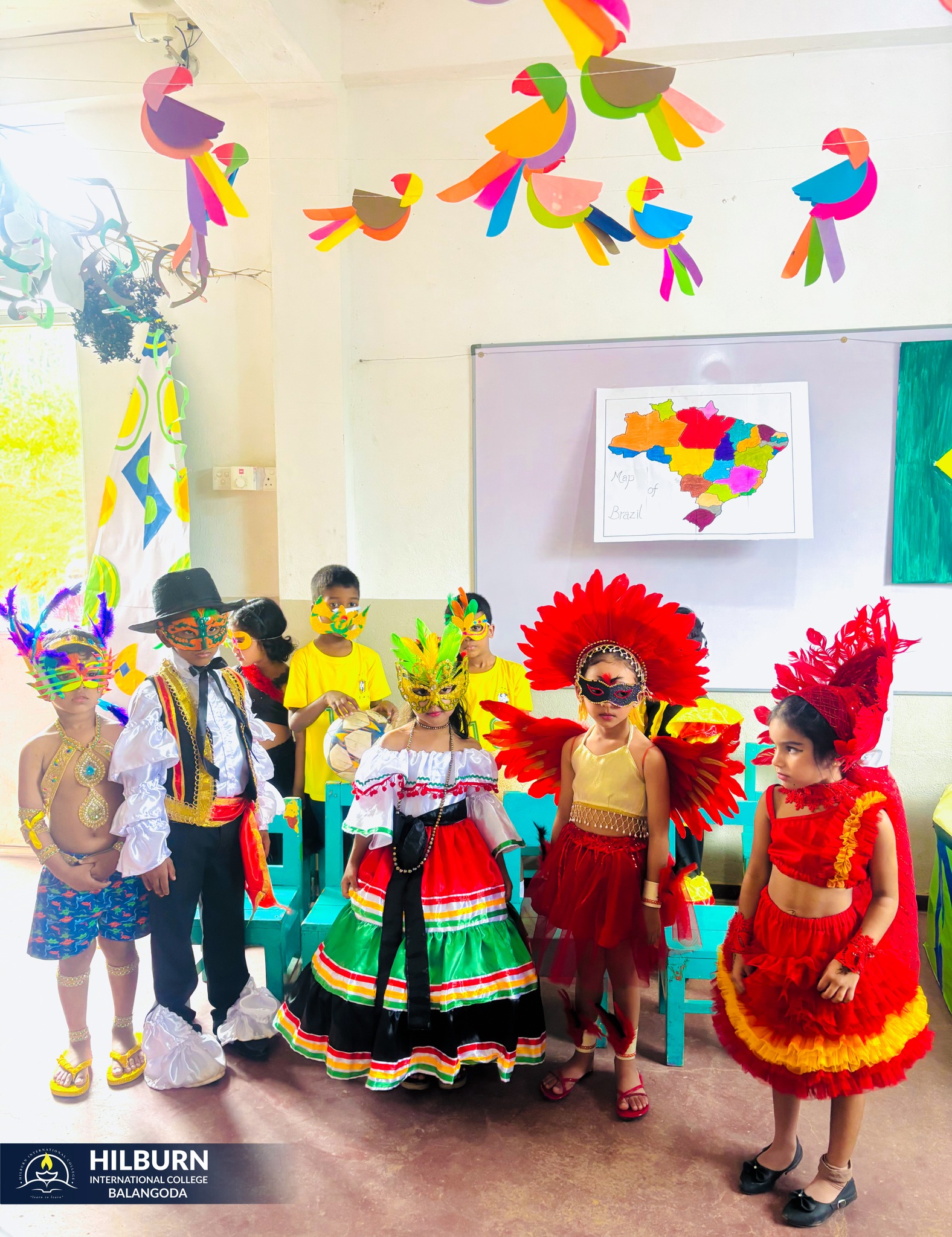 Brazil-Themed Exhibition of Grade 1C