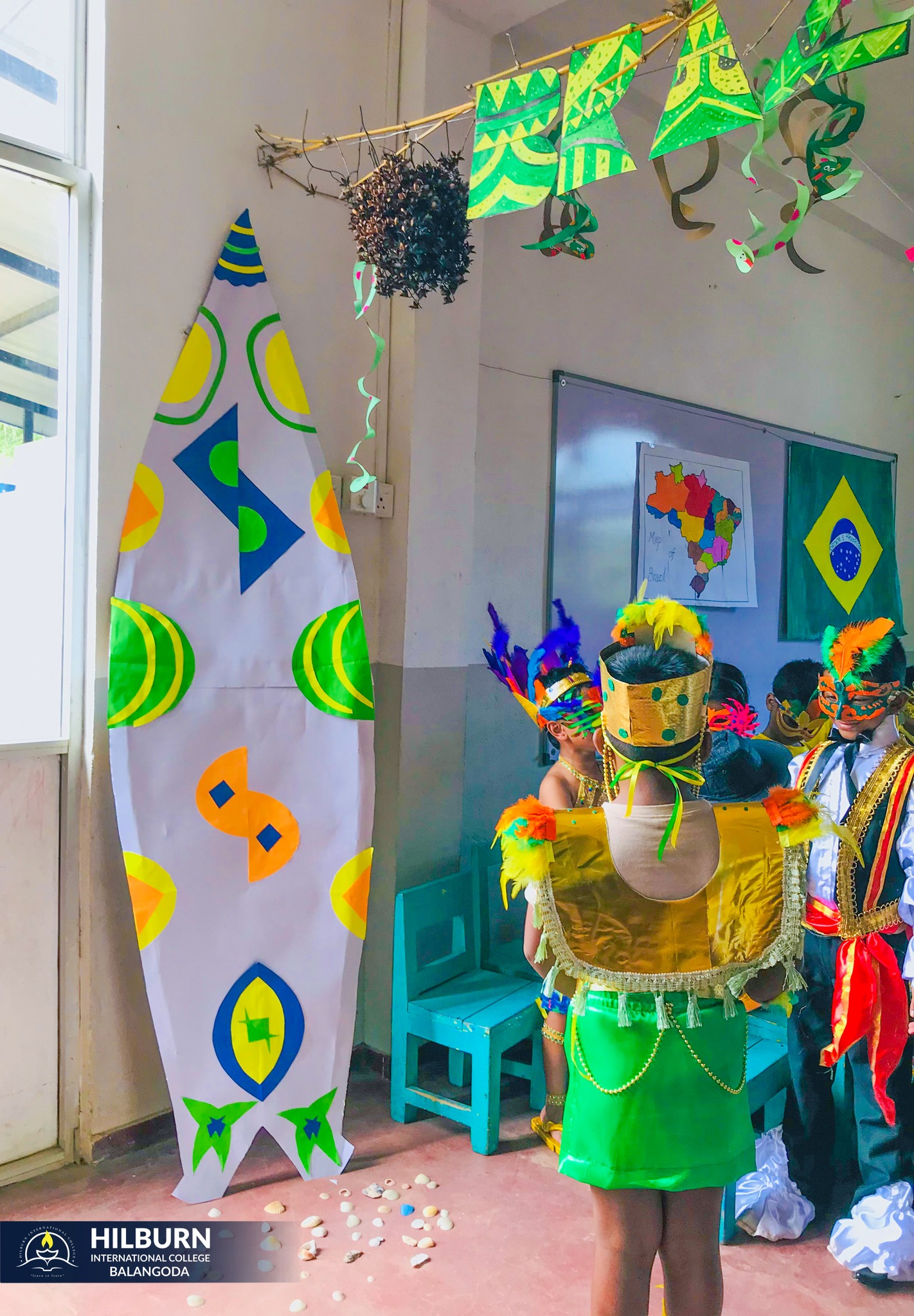 Brazil-Themed Exhibition of Grade 1C