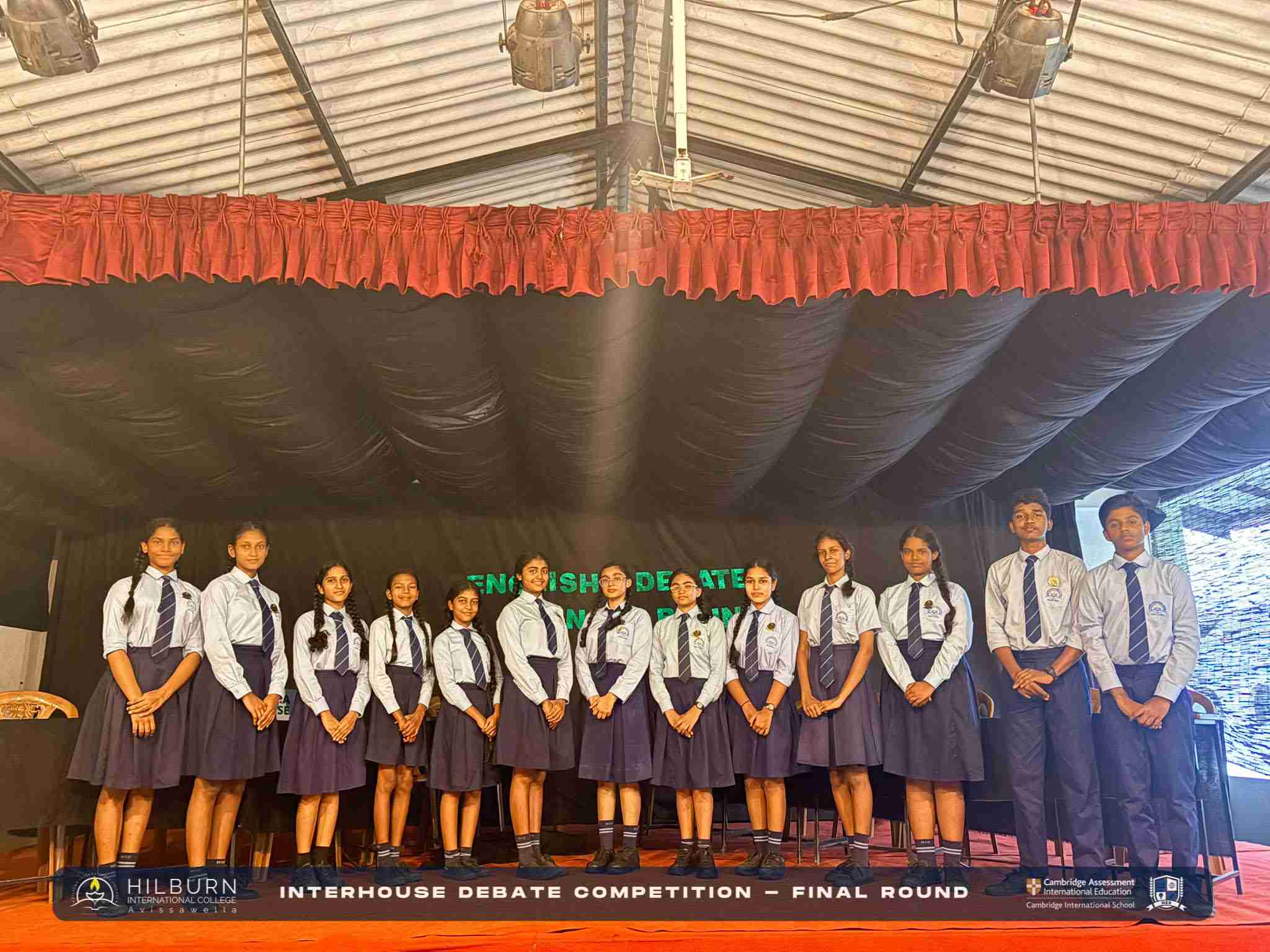 Inter House English Debate Competition Final Round