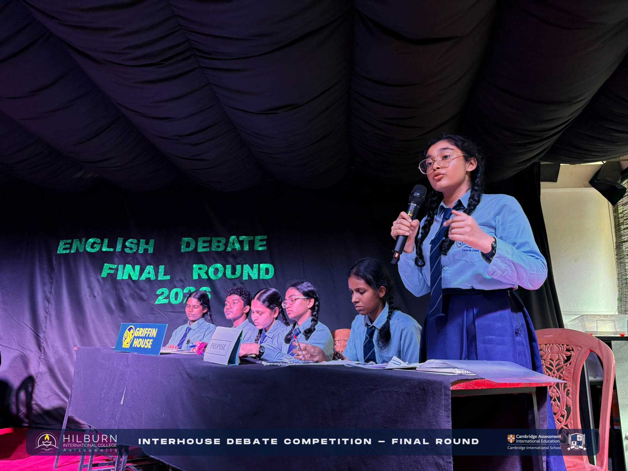 Inter House English Debate Competition Final Round