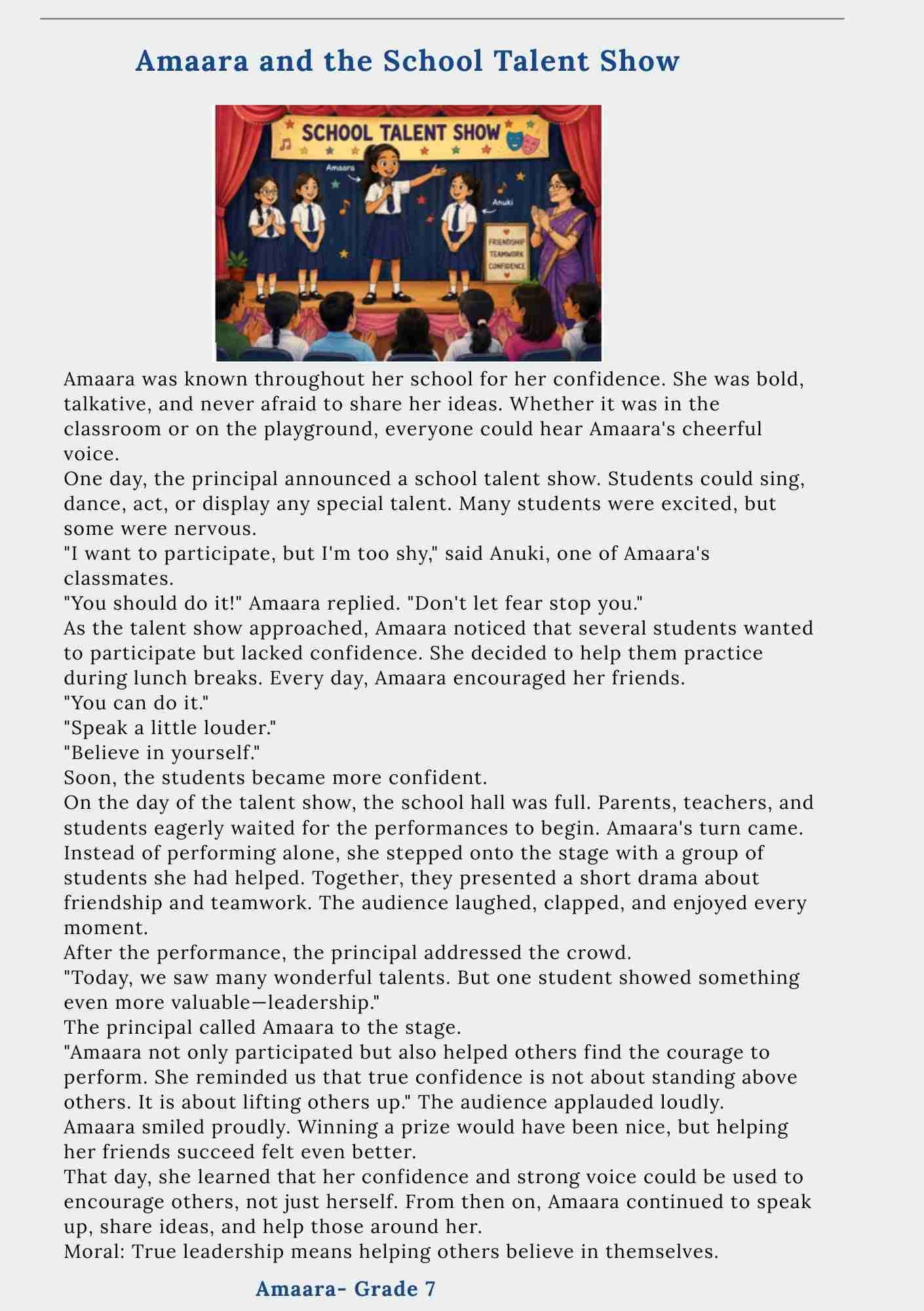 Official Launch of the English Day 2026 School Newspaper